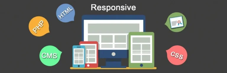 Responsive website layouts across phones, tablets and computers