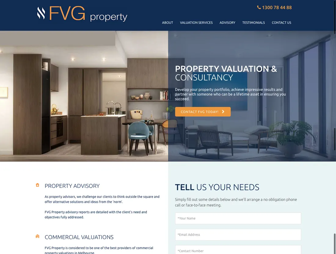 FVG — original website design