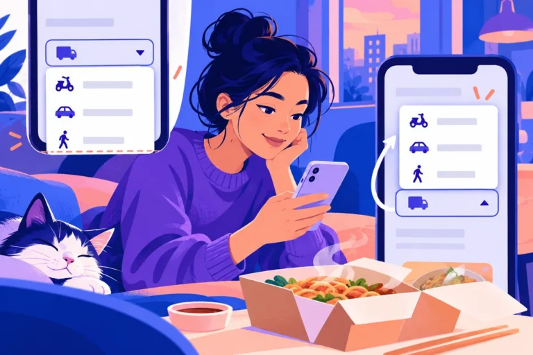 A small menu should keep the customer in the conversation