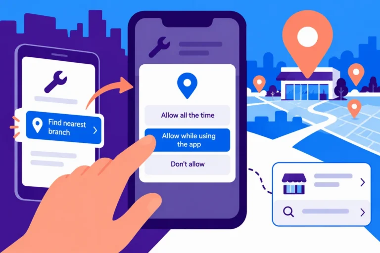 Your app should explain why it needs someone’s location