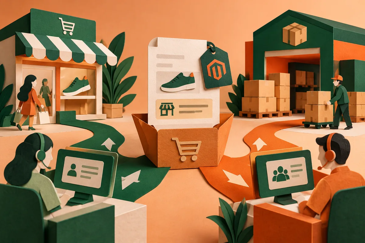 Commerce events need to say which store the change belongs to