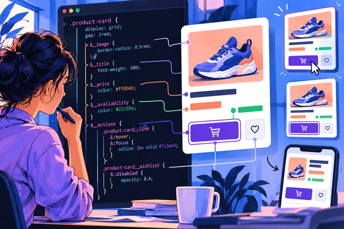 CSS nesting is arriving: simplify the component, not just the syntax