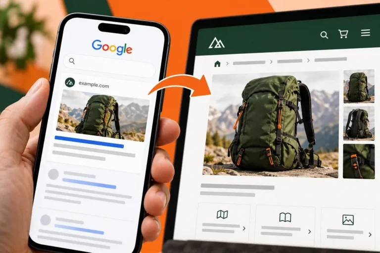 Google simplifies mobile search URLs. Your page still needs to explain where it belongs.