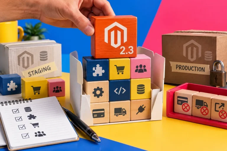 A Magento 2.3 upgrade starts before the update command