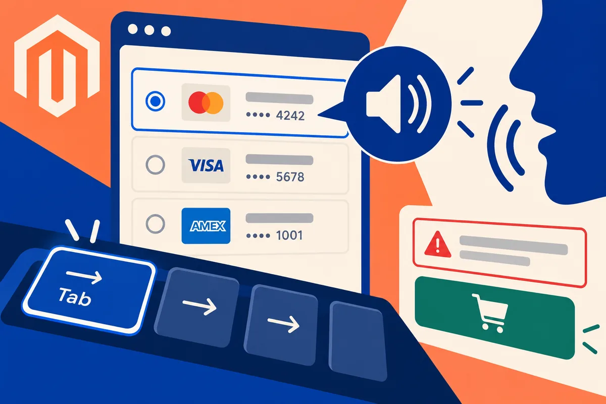 A saved card is only convenient if the customer can identify it