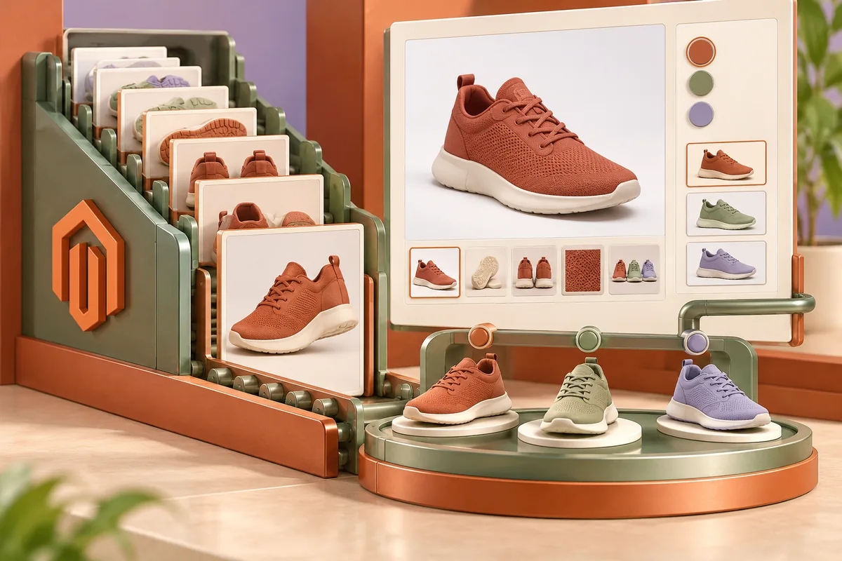 Product photographs should help someone choose the right version