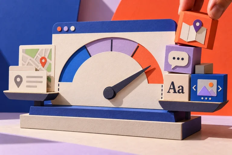 Give the next website widget a performance budget