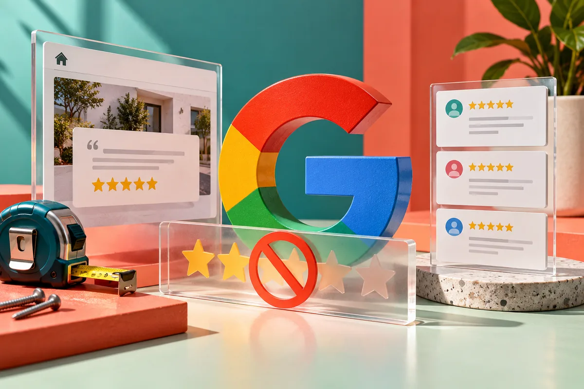 Your own testimonials are useful without turning them into search stars