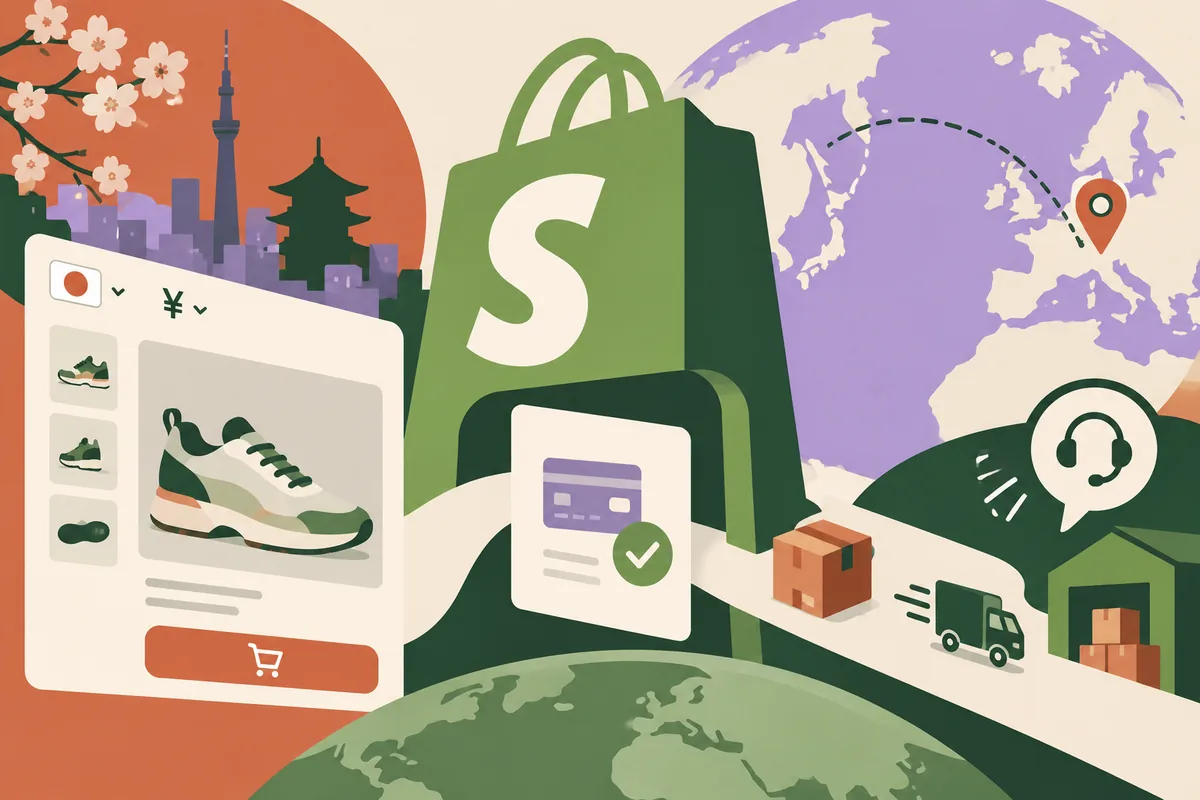 Opening a new Shopify Market begins with one complete customer journey