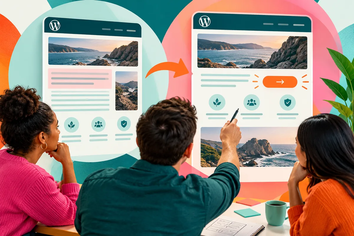 Visual revisions can make WordPress design decisions easier to explain