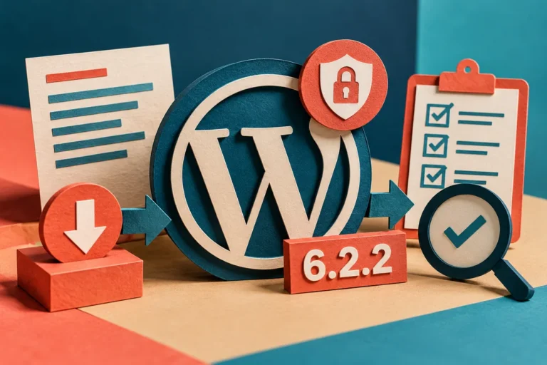 WordPress 6.2.2: security updates need a visible confirmation step