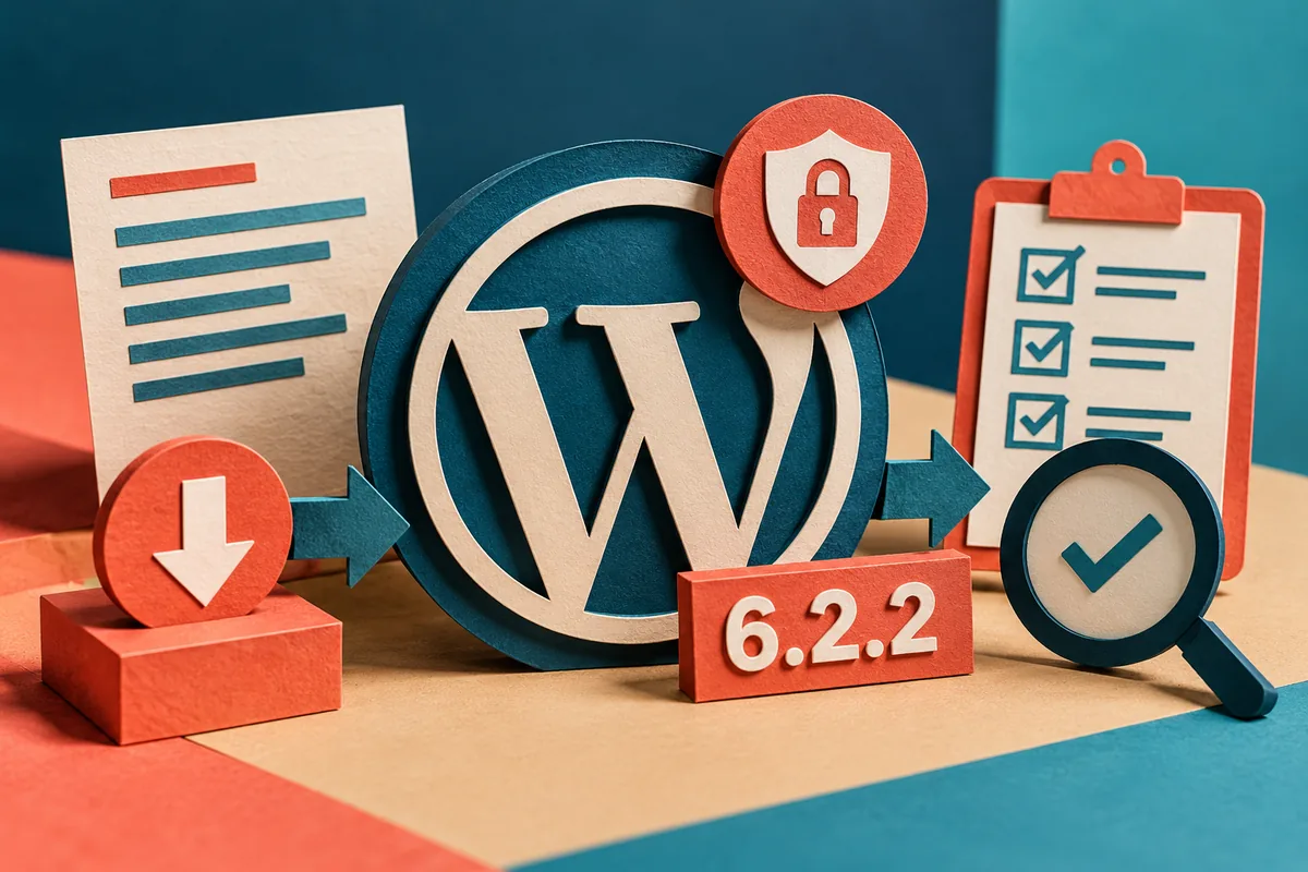 WordPress 6.2.2: security updates need a visible confirmation step
