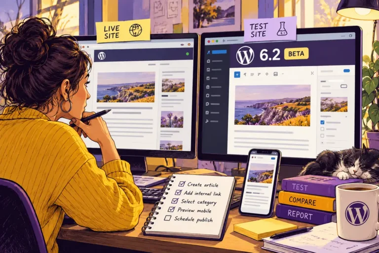 WordPress 6.2 is in beta: rehearse the work your editors actually do