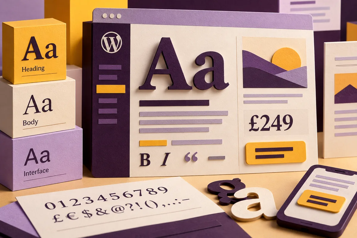 WordPress 6.5 fonts: a small type system is easier to keep beautiful