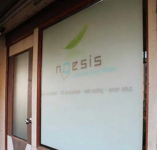 The Noesis studio office, as published on the original company website
