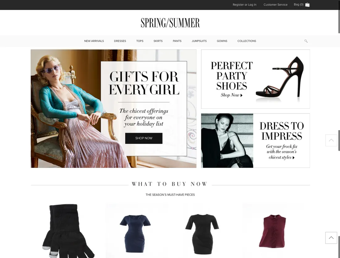 Shop Hoture — original website design